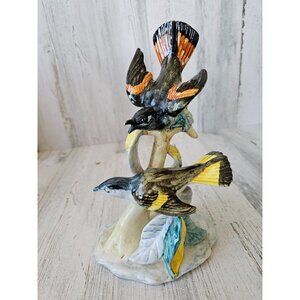 Stangl bird Red Wing restarts 3490 porcelain pottery figurine vintage double red